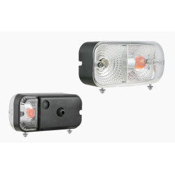 Lampa przednia z dolnym umocowaniem lewa WESEM