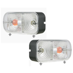 Lampa przednia z dolnym umocowaniem lewa + prawa WESEM