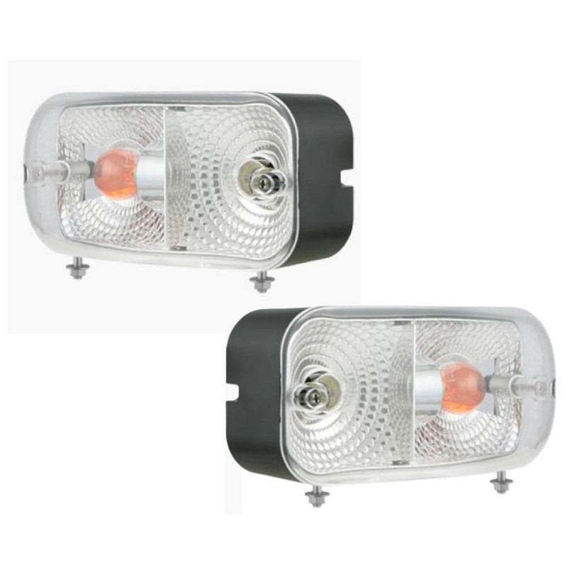 Lampa przednia z dolnym umocowaniem lewa + prawa WESEM Lampa przednia z dolnym umocowaniem lewa + prawa WESEM