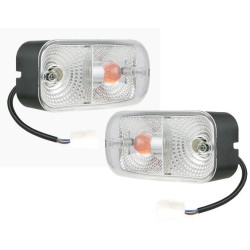Lampa przednia z dolnym umocowaniem lewa + prawa WESEM
