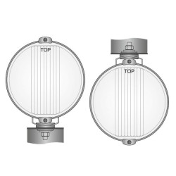 Reflektor halogen dalekosięzny fi152 przewód drogowy
