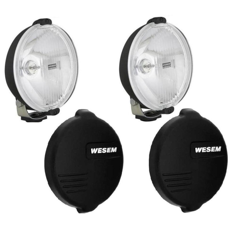 Reflektor halogen dalekosiężny 152mm + osłona komplet 2 sztuk