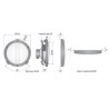 Reflektor halogen dalekosiężny 180mm rajdowy