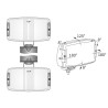 Halogen drogowy dalekosiężny 220x120 ciezarowka terenowe TIR bus