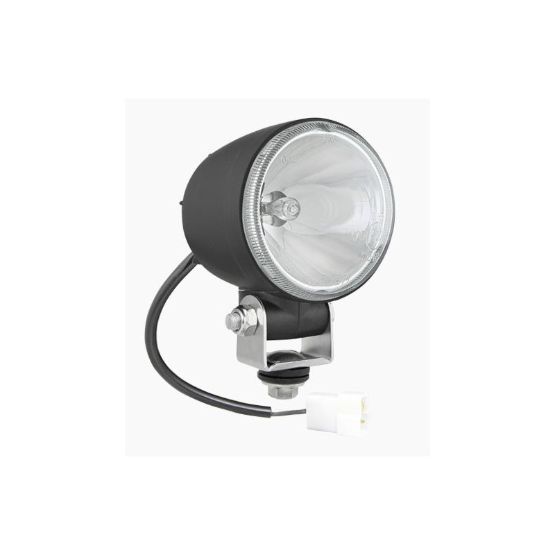 Reflektor halogen dalekosiężny 84mm zlacze AMP traktor laweta Reflektor halogen dalekosiężny 84mm zlacze AMP traktor laweta