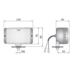 Halogen reflektor przeciwmgielny  Wesem HM1.07229
