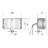 Halogen reflektor przeciwmgielny  Wesem HM1.07229