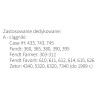 Reflektor przedni Fendt Farmer Favorit Case 433 473 745 844