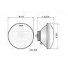 Reflektor lampa Fi 178mm Skoda 105 120 Tatra 815 AVIA
