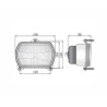 Reflektor lampa 156x103x88 New Holland
