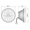 Reflektor lampa przód LED Jeep Wrangler TJ 97-06 CJ7 76-86 JK 07-.. 14DNI