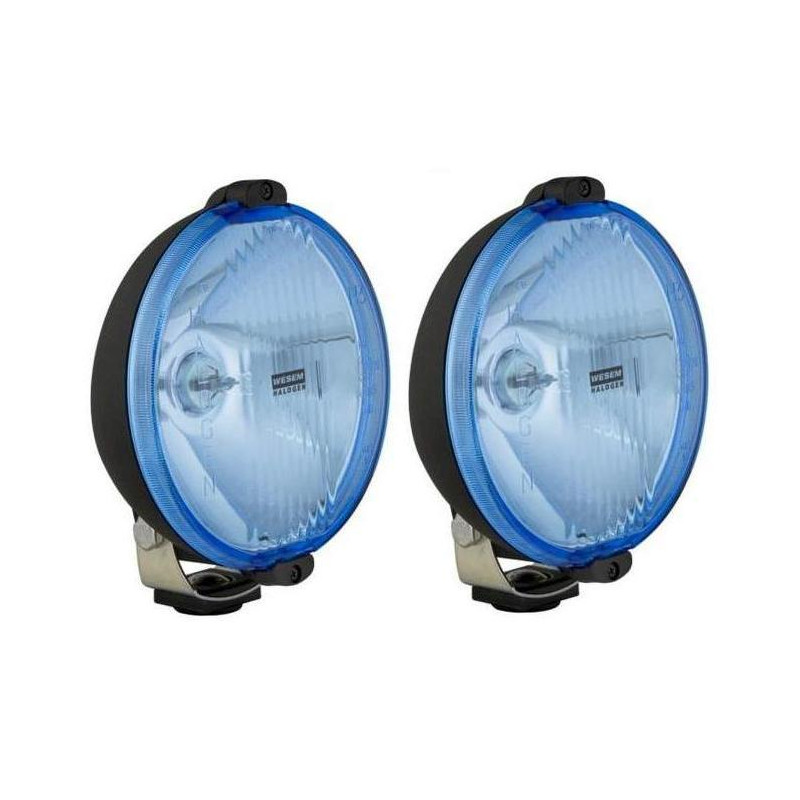 Reflektor halogen dalekosiężny 152mm niebieski komplet 2 sztuk Reflektor halogen dalekosiężny 152mm niebieski komplet 2 sztuk
