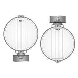 Halogen drogowy okragly + kratka Fi 152 WESEM