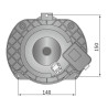 Reflektor przedni lampa H4 Multicar M26 M27
