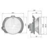 Reflektor przedni lampa H4 Multicar M26 M27