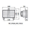 Reflektor lampa typu H4 Same Roller 55W 70W