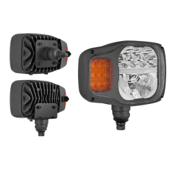 Reflektor lampa LED kierunkowskaz prawy koparki ładowarki Wesem