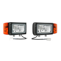 Reflektor przedni prawy + lewy koparka kombajn plug ładowarka REPR2.42740 REPR2.42741