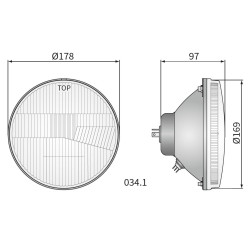 Reflektor lampa Defender 83 Zaporożec