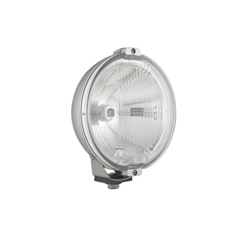 Halogen reflektor drogowy RING LED 12V 183mm Chrom