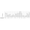 Halogen reflektor drogowy RING LED 12V 183mm Chrom