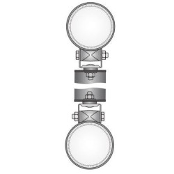 Halogen reflektor drogowy zlacze AMP blekit