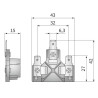 Reflektor lampa z ramka Zetor Fendt Case Atlas Wesem RE.22778