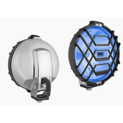 Halogen reflektor drogowy dalekosiężny okragly 183mm niebieski chrom