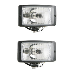 Reflektor halogen dalekosiężny 138x78mm komplet 2 sztuk