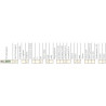 Reflektor halogen dalekosiężny 138x78mm komplet 2 sztuk
