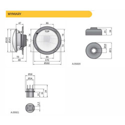 Reflektor lampa R2 Wesem