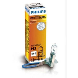 Halogen reflektor drogowy dalekosiężny okragly Fi 152 niebieski + H3