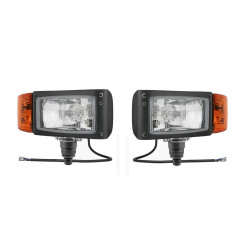 Reflektor lampa z kierunkowskazem prawa + lewa pług koparka