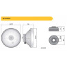 Reflektor lampa Ikarus Kamaz Robur Trabant Land Rover Defender CLEAR