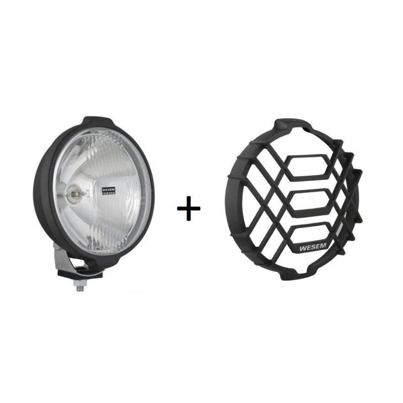 Reflektor halogen dalekosiężny fi183 + kratka Reflektor halogen dalekosiężny fi183 + kratka