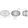 Lampa przednia kierunkowskaz lewa + prawa kpl John Deere 6030 7030