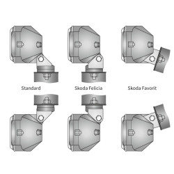 Reflektor halogen dalekosięzny 180x86mm H3