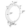 Drogowy reflektor halogenowy ramka chrom WESEM 0668.43510