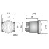 Halogen przeciwmgielny Wesem LED Fi80 - 1szt - Wesem CDC1.47200