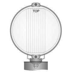 Halogen reflektor drogowy RING LED 12V 183mm niebieski HOS2.38810