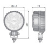 Reflektor halogen dalekosiężny drogowy LED 117mm