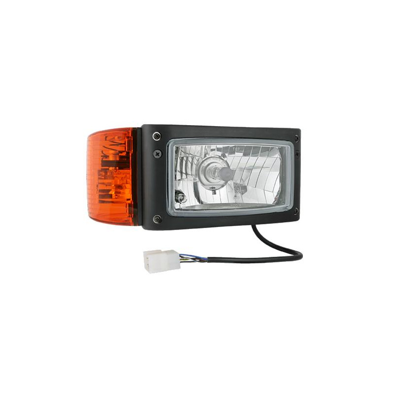 Reflektor lampa H4 z kierunkowskazem Wesem prawy