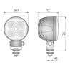 Lampa robocza LED 2000LM 12-24V Wesem