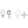 Lampa robocza LED 2000lm rozproszone kat 58 złącze AMP SuperSe PROMOCJA CRC5H.53315