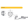 Lampa robocza LED 2000LM rozproszone kat rozsylu 35 złącze H9- PROMOCJA CRC5K.54820