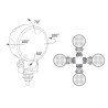 Lampa robocza LED 1000lm rozproszone gniazdko PROMOCJA CRC5A.49456