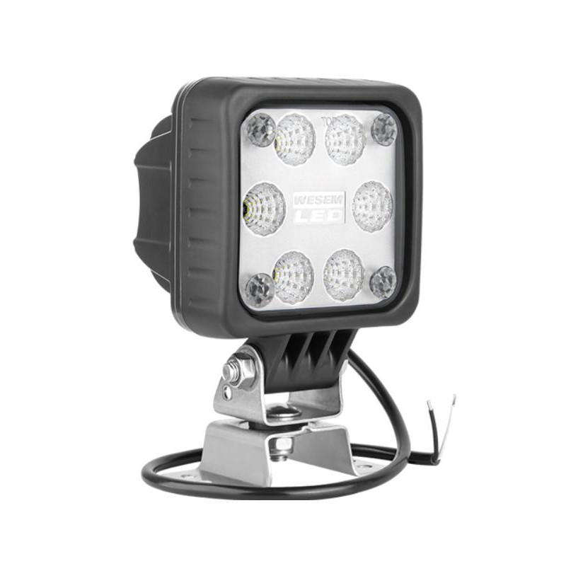 Lampa robocza halogen LED 2000lm rozproszone kat 50 przewód omega LED2F.47620