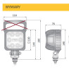 Lampa robocza halogen LED 22W NOWOSC Wesem LED1F.47400