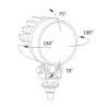 Lampa robocza LED 800LM 66mm wiazka rozproszona Quad Maszyny CRC4C.57900